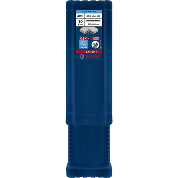 Bosch 2608900188 Expert SDS plus-7X Fúrószár 10mm (30 db / csomag)
