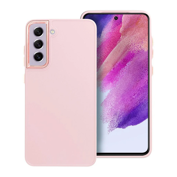 FRAME tok Samsung Galaxy S21 FE készülékhez porrózsaszín