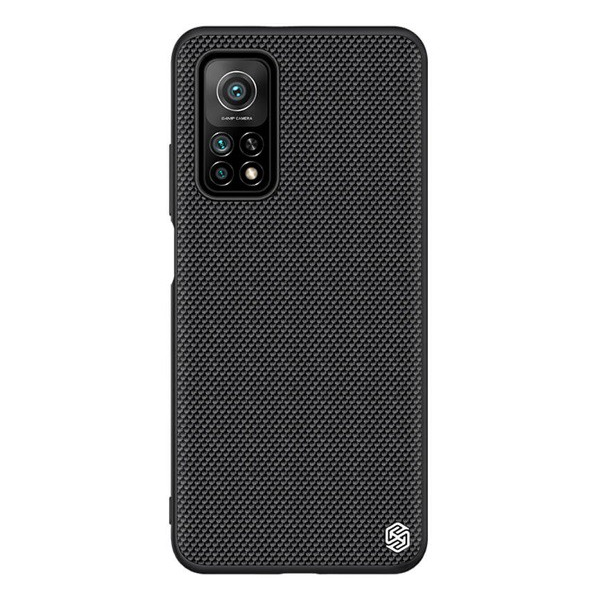 NILLKIN TEXTURED műanyag telefonvédő (érdes felület, közepesen ütésálló, szilikon keret, 3D minta) FEKETE [Xiaomi Mi 10T Pro 5G]