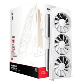 XFX Quicksilver AMD Radeon RX 9070XT White Gaming Edition with 16GB GDDR6 HDMI 3xDP, AMD RDNA 4