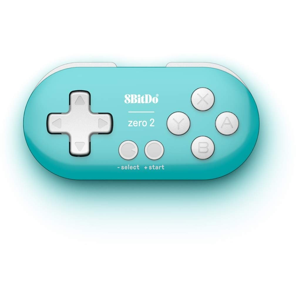 8BitDo Zero 2 Wireless Controller - Turquoise Edition - Nintendo Switch (6922621501121)