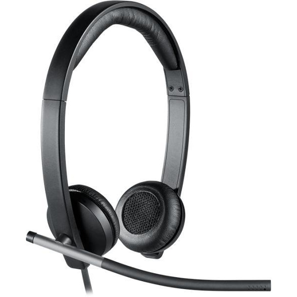 Logitech H650e Stereo USB Vezetékes Fekete Headset