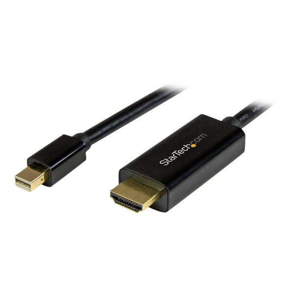 StarTech.com MDP2HDMM2MB адаптер за видео кабел 2 м Mini DisplayPort HDMI тип A (стандартен) Черен
