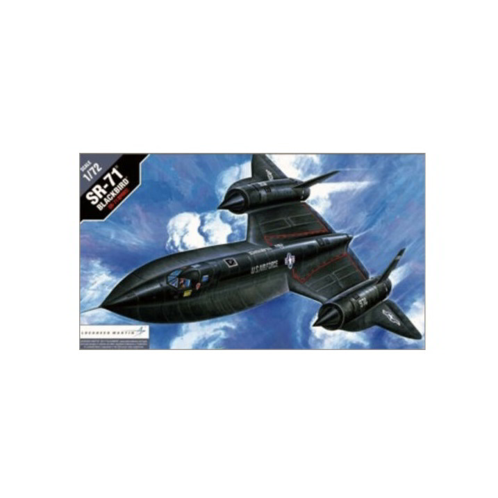 Academy SR-71 Blackbird repülőgép műanyag modell (1:72) (12448)