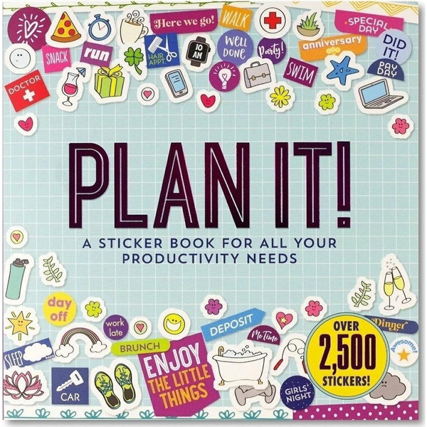 Peter Pauper Press Książka z naklejkami Planowanie dnia 2500szt