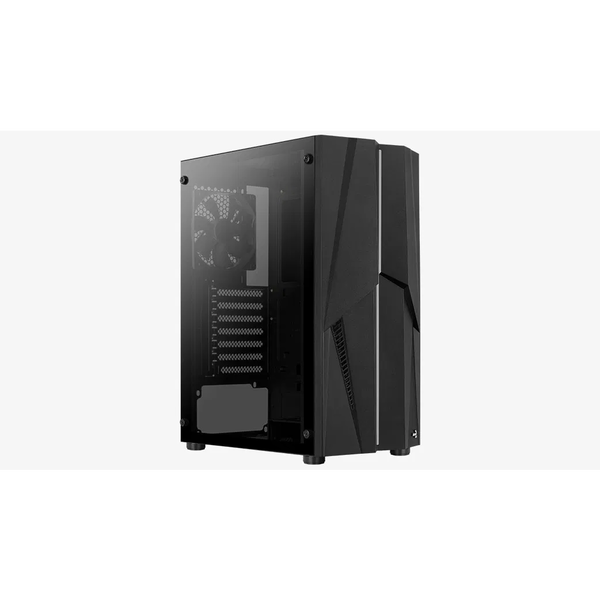 Aerocool Mecha, Caja Pc Atx, Argb Frontal, Cristal Templado, Ventilador 12cm