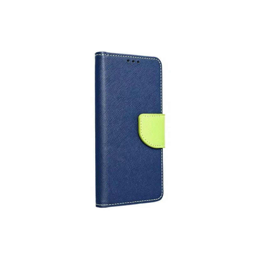 Fancy Apple iPhone 15 Pro Max Flip tok - Kék/lime