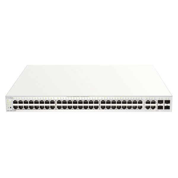 D-Link DBS-2000-52MP мрежов суич Управляем L2 Gigabit Ethernet (10/100/1000) Захранване по Ethernet (PoE) Сив
