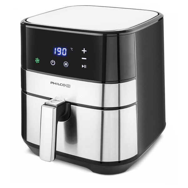 Philco PHAF 5000 forrólevegős sütő rozsdamentes acél-fekete (PHAF 5000)