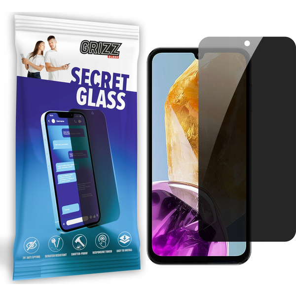 GrizzGlass Szkło prywatyzujące GrizzGlass SecretGlass do Samsung Galaxy M15