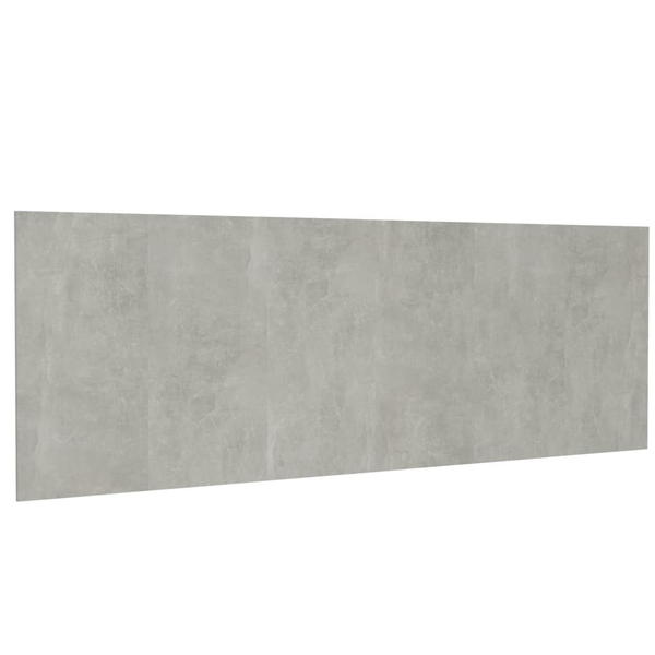 vidaXL vidaXL Zagłówek łóżka, ścienny, szarość betonu, 240x1,5x80 cm
