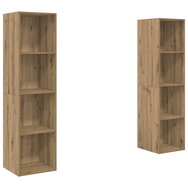 Set comodă TV 2 pcs Maro 37 x 37 x 142.5 cm Lemn compozit