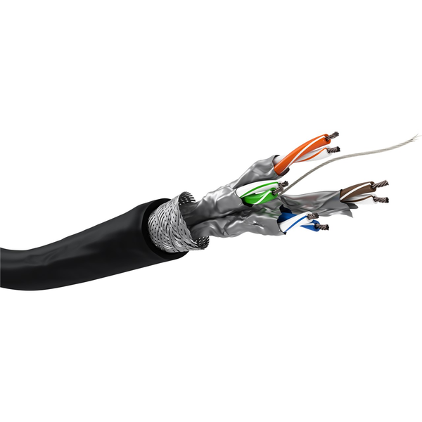 Cat6 Patch 100m. S/FTP Outdoor Goobay AWG26 CCA