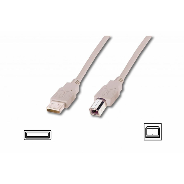 DIGITUS USB connection cable - USB Type-A/USB Type-B - 1.8 m
