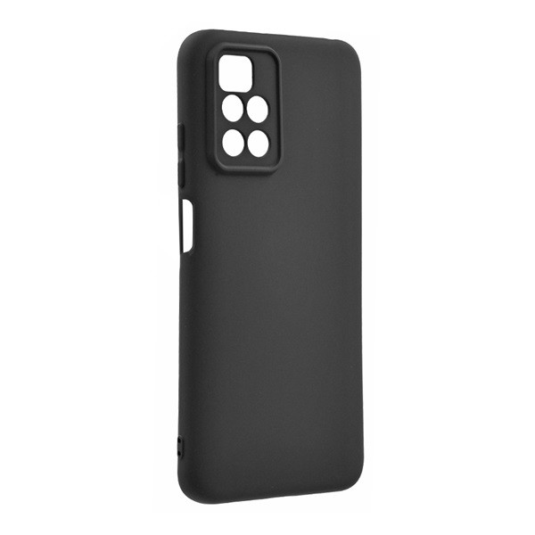 Szilikon telefonvédő (matt) FEKETE [Xiaomi Redmi 10 (2021)] (5996591125824)