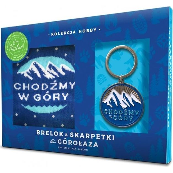 Breloczek Pan Dragon Zestaw brelok + skarpetki dla górołaza