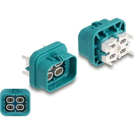 DELOCK HDMTD quad Stecker fur PCB Schutzart IP67 / IP69K