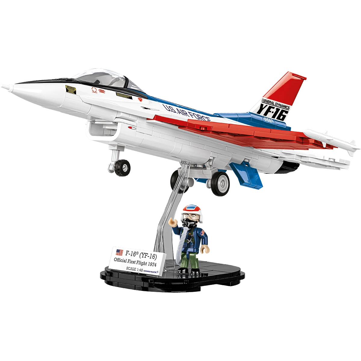 Cobi 5892 F-16 (YF-16) First Flight 375 darabos Építőjáték (COBI-5892)