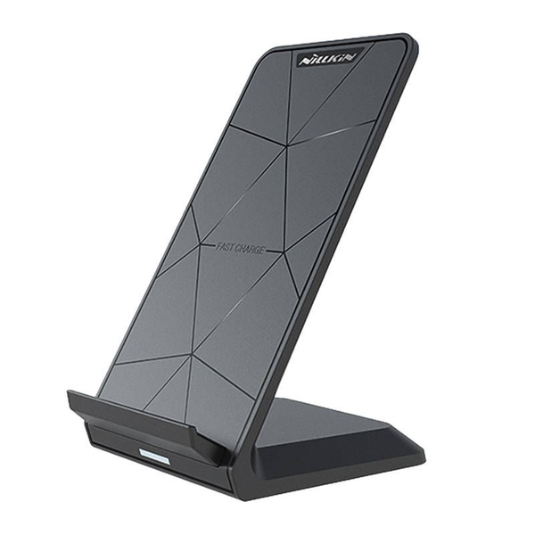 NILLKIN WIRELESS CHARGING STAND PRO Fast Charge 15W, BLACK/BLACK #187750