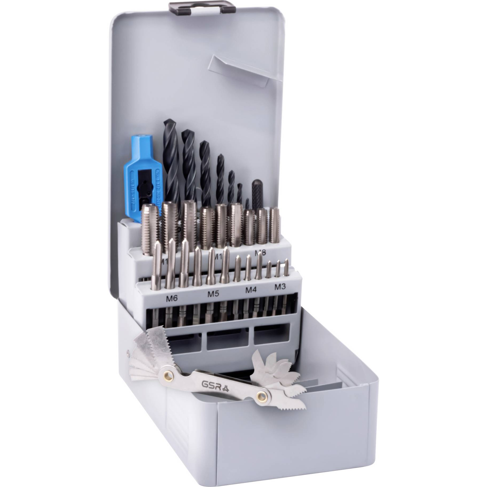 GSR Menetvágó készlet 30 részes Metrikus M3 - M12 DIN 352, DIN 1814 HSS-G 1 db (00708060) (00708060)