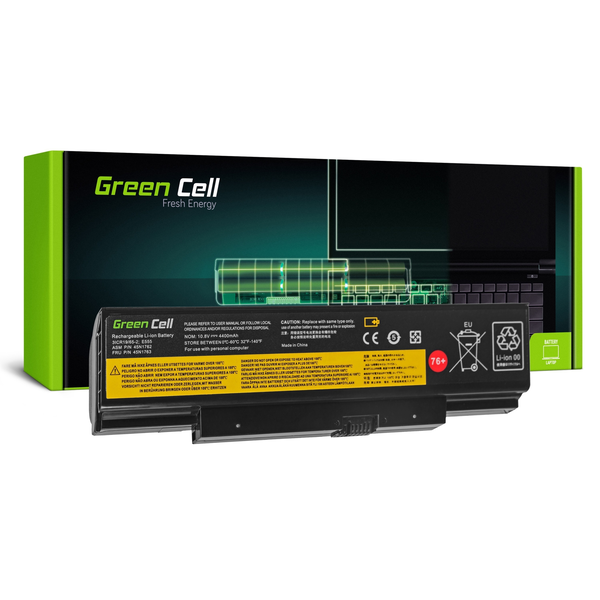Батерия Green Cell®, За лаптоп Lenovo 45N1758, 45N1759, 45N1760, 45N1761, 45N1762, 4400mAh, 10.8V