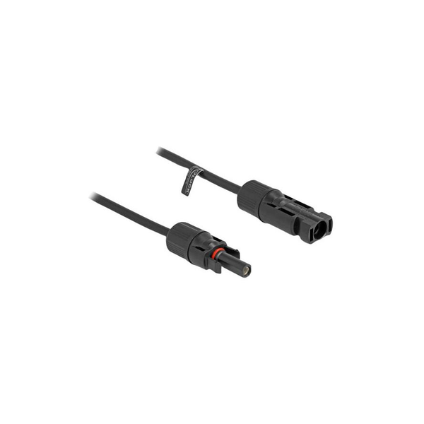 DELOCK Solární kabel 1m MC4 konektor samec na samici, černý, IP67, max