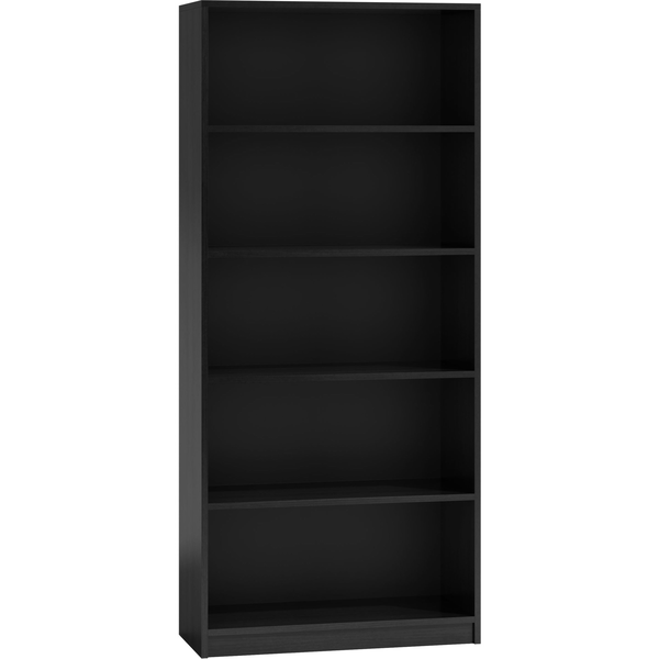  Topeshop Regał 80cm półka szafka książki segregatory czarny