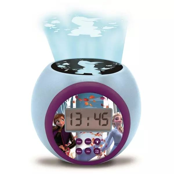 Lexibook: Jégvarázs projektoros ébresztő óra hanggal és időzítővel (148427/LEX-RL977FZ) (LEX-RL977FZ)