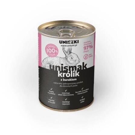 UNISZKI Unismak Królik 400g