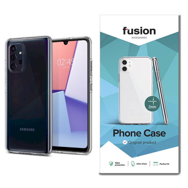 Fusion Ultra Clear Samsung Galaxy A72 / A72 5G Szilikon Tok - Átlátszó