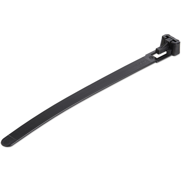 StarTech.com CBMZTRB5BK coliere pentru cabluri Brățară cablu degajabil Nailon, Din material plastic Negru 100 buc.