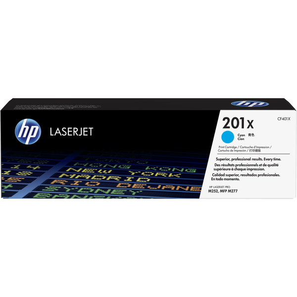 HP 201X High Yield Cyan Original LaserJet Toner Cartridge tonerová náplň 1 kusů