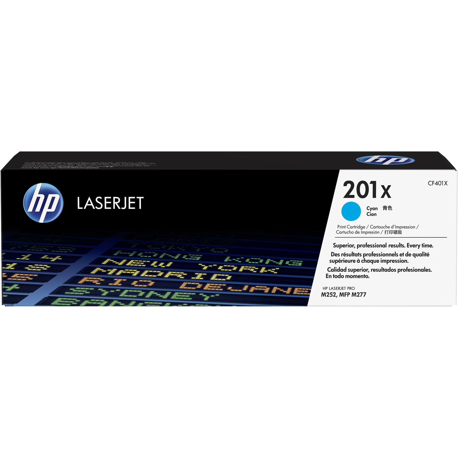 HP 201X High Yield Cyan Original LaserJet Cartridge toner 1 kusov Originál (CF401X)