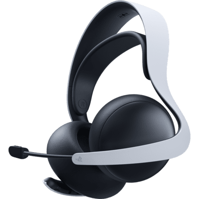 Sony PULSE Elite Headset Kabel & trådløs Spil Bluetooth Opladningsstativ Sort, Hvid