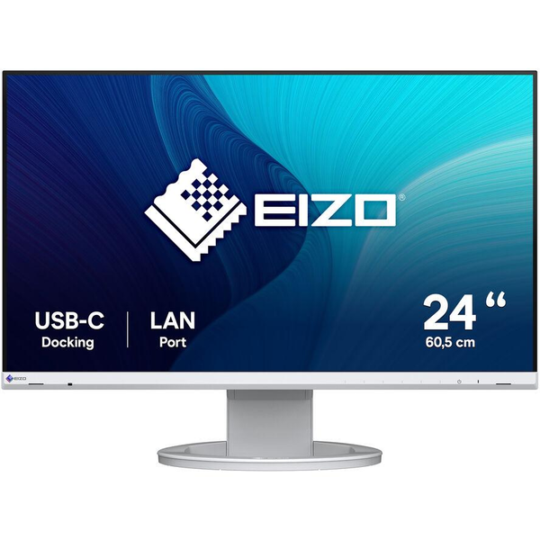 EIZO FlexScan EV2490-WT számítógép monitor 60,5 cm (23.8") 1920 x 1080 pixelek Full HD LED Fehér