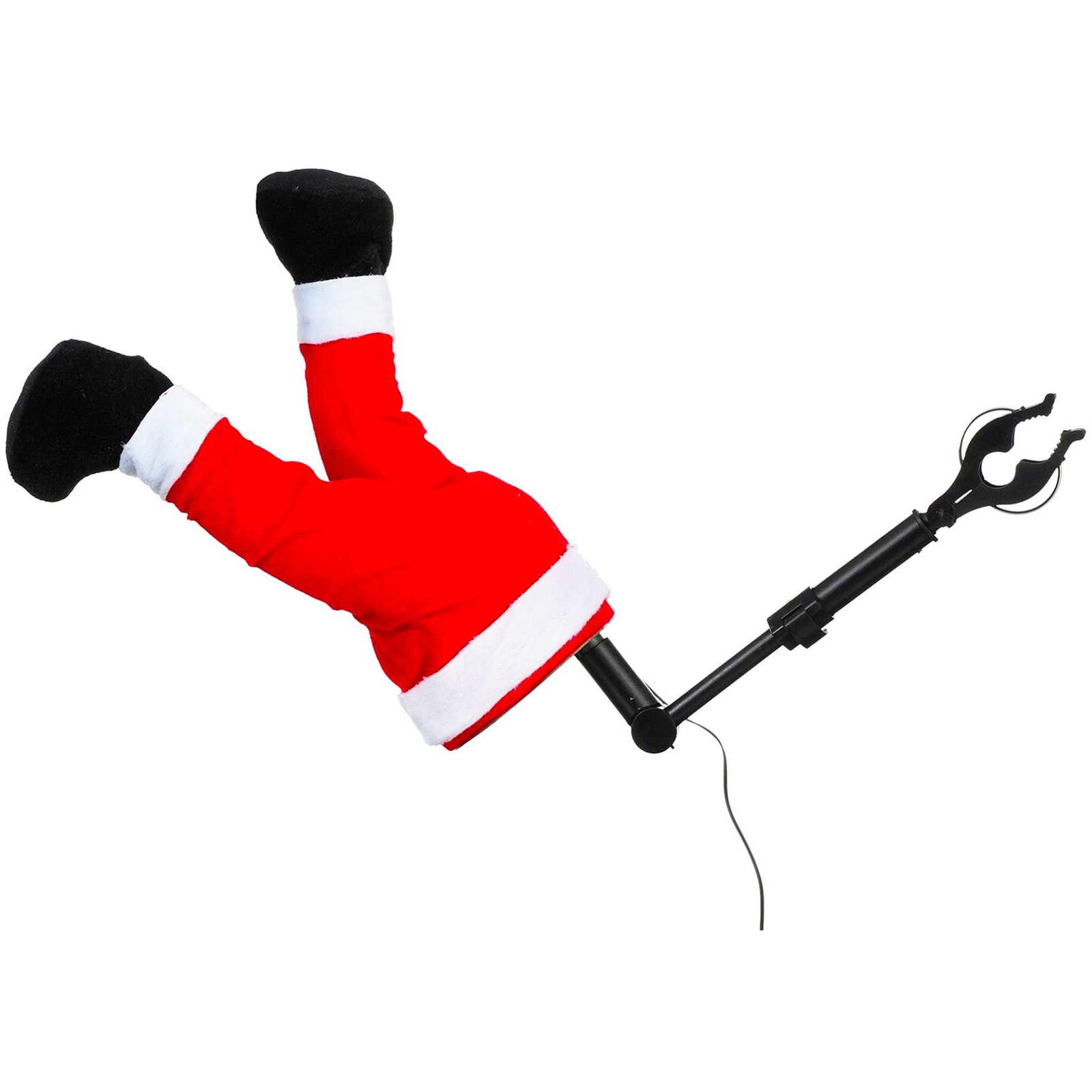 LAALU Mikulás mozgó lábak karácsonyfához, 35 cm (LAU-6187)