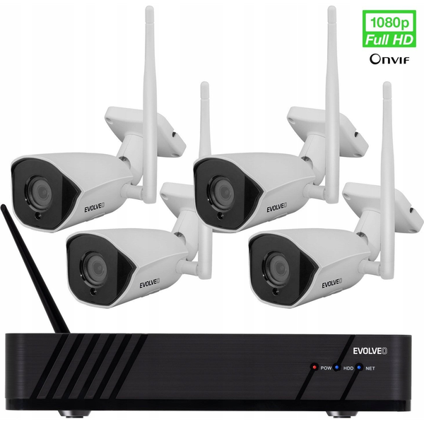 Kamera IP Evolveo EVOLVEO kamerový systém Detective WN8 SMART, bezdrátový, 4 kamery
