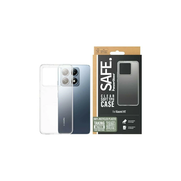 SAFE by PanzerGlass Xiaomi 14T készülékhez kemény tok – átlátszó SARTPUCG58564