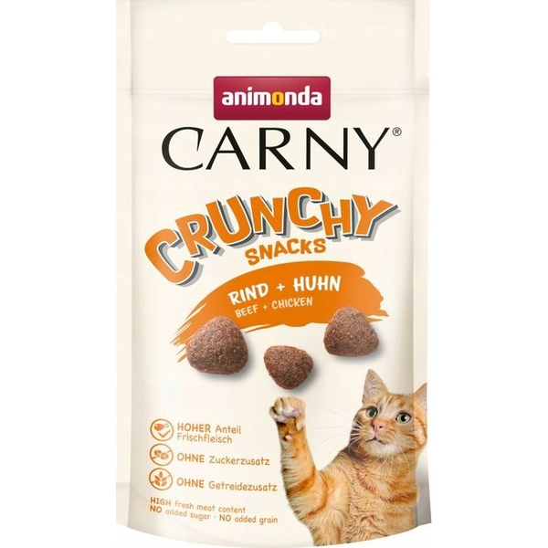 Animonda Carny Crunchy Jutalomfalat Macskáknak 50 gr - Marha + Csirke