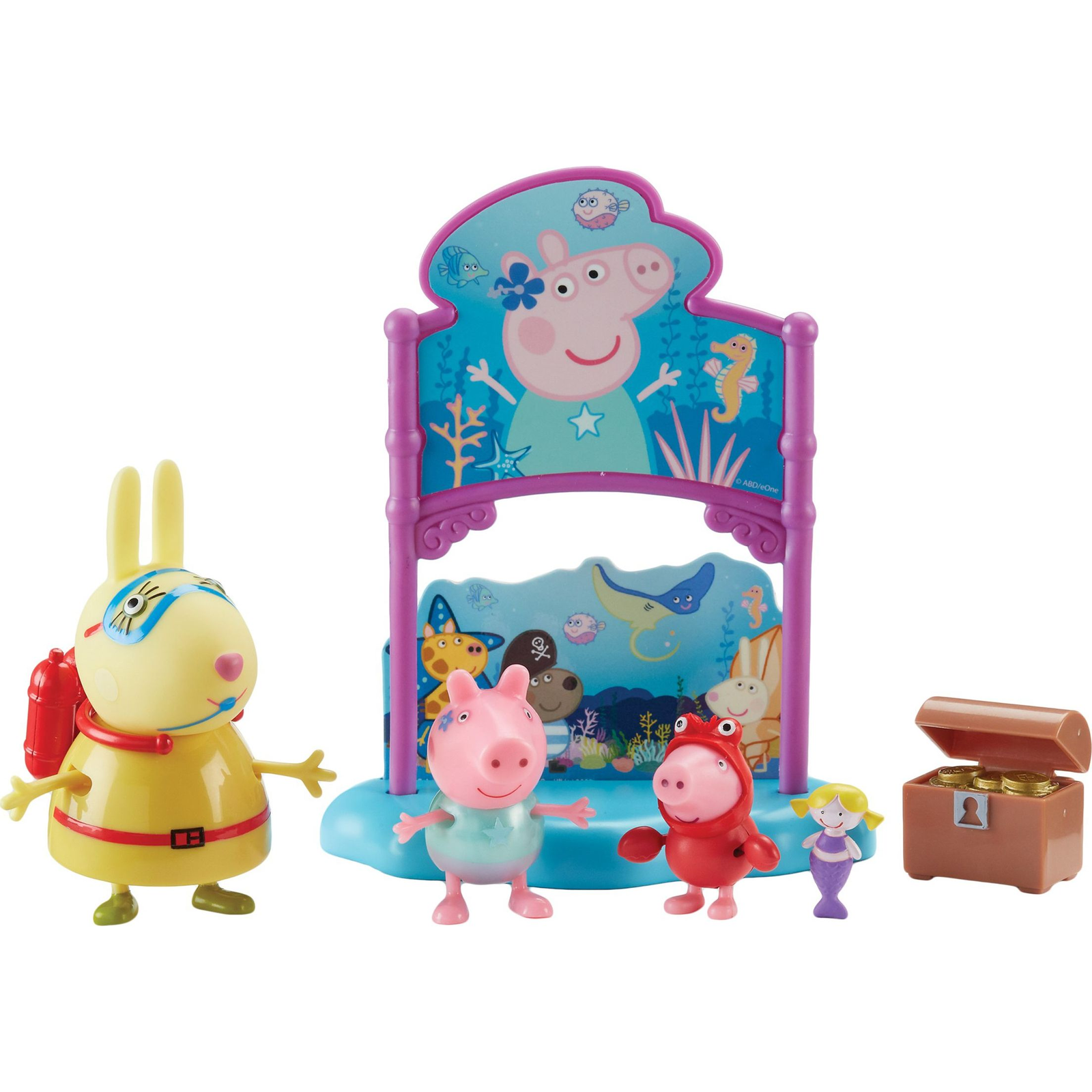 IMC Toys Peppa malac vízalatti kaland játékszett figurákkal (PEP07172) (386907)
