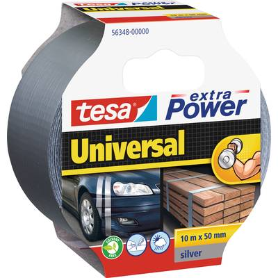 tesa 56348-00-06 Szövet ragasztószalag tesa® Extra Power Ezüst (H x Sz) 10 m x 50 mm 10 m (56348-00-06)
