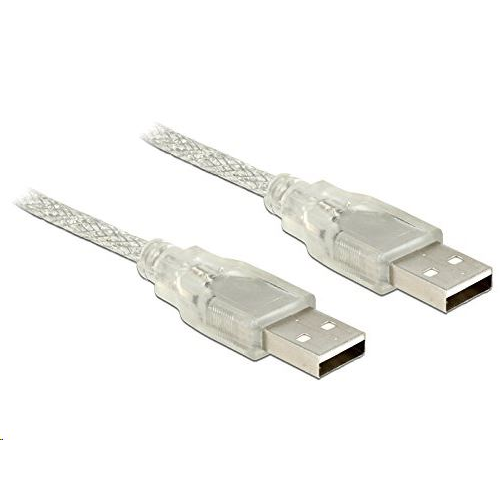 DELOCK USB Kabel A -> A St/St 3.00m transparent