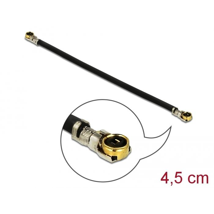 Delock atenna kábel MHF I-dugó apa MHF I-dugó 1,13 4,5cm (12607) (DE12607)