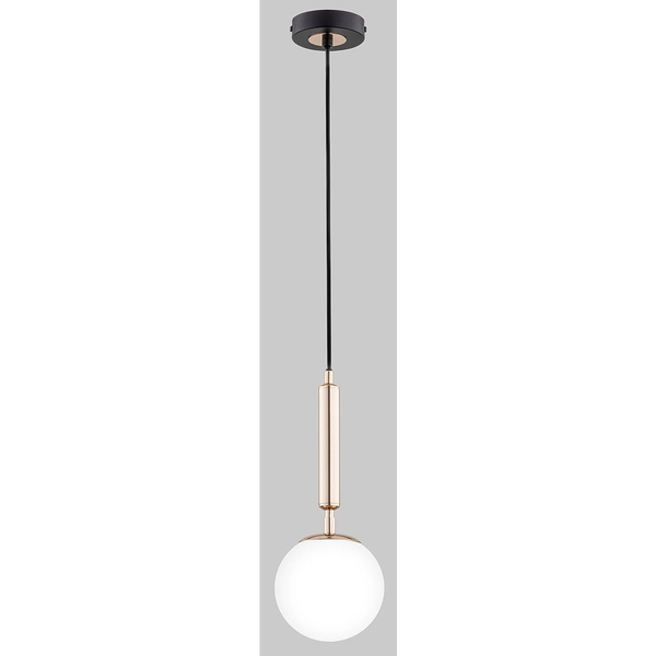 Lampa wisząca Alfa Volda Picolo White lampa wisząca 1-punktowa czarna/złota 60924 Alfa