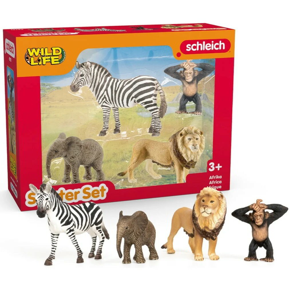 Schleich 42721 Wild Life Afrika vadállat készlet kezdő csomag játékfigura (42721)