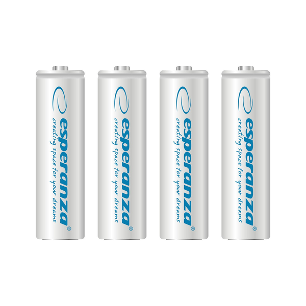 Nabíjateľná batéria AA (R6) Esperanza NiMH 2000 mAh 4 ks