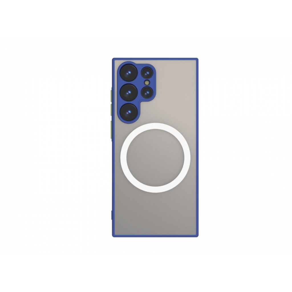 Cellect Samsung S23 Ultra mágneses műanyag tok kék-zöld (CEL-MATTM-S23U-BLG) (CEL-MATTM-S23U-BLG)