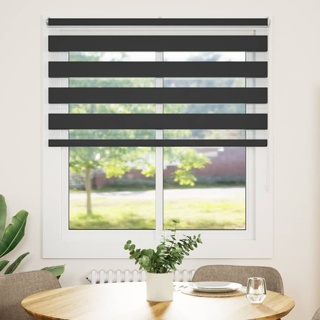 zebrafüggönnyel fekete szövetszélesség 125,9 cm poliészter (4014241)