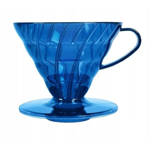 Hario Plastikowy Drip V60-02 Ocean Blue - Niebieski