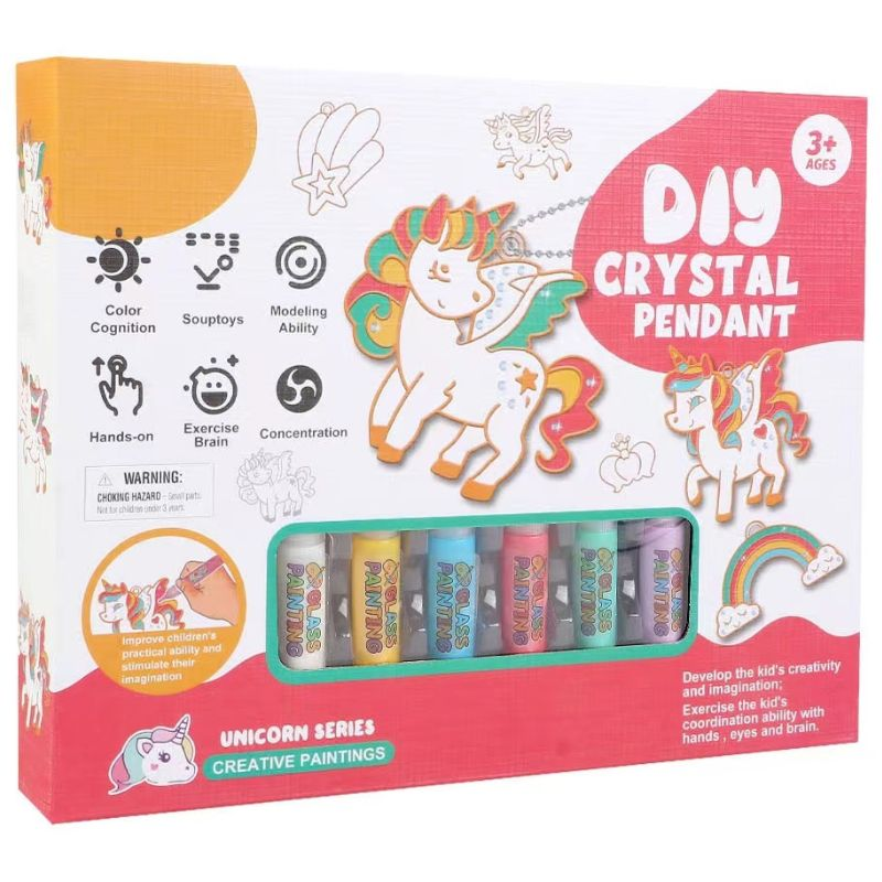 Eocici: Csináld magad unikornis kristály-medál szett (3)